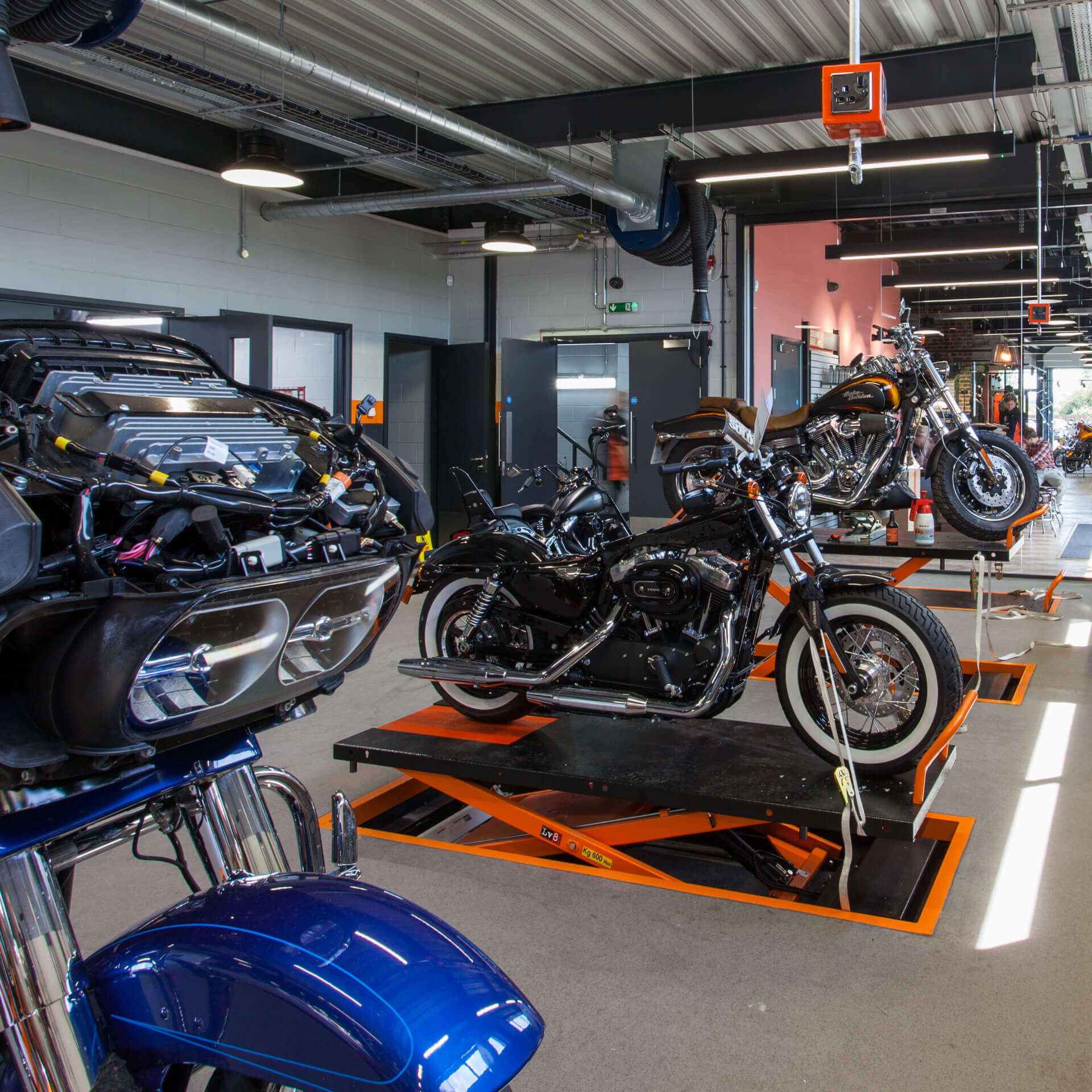 Bike Workshop at Harley Davidson