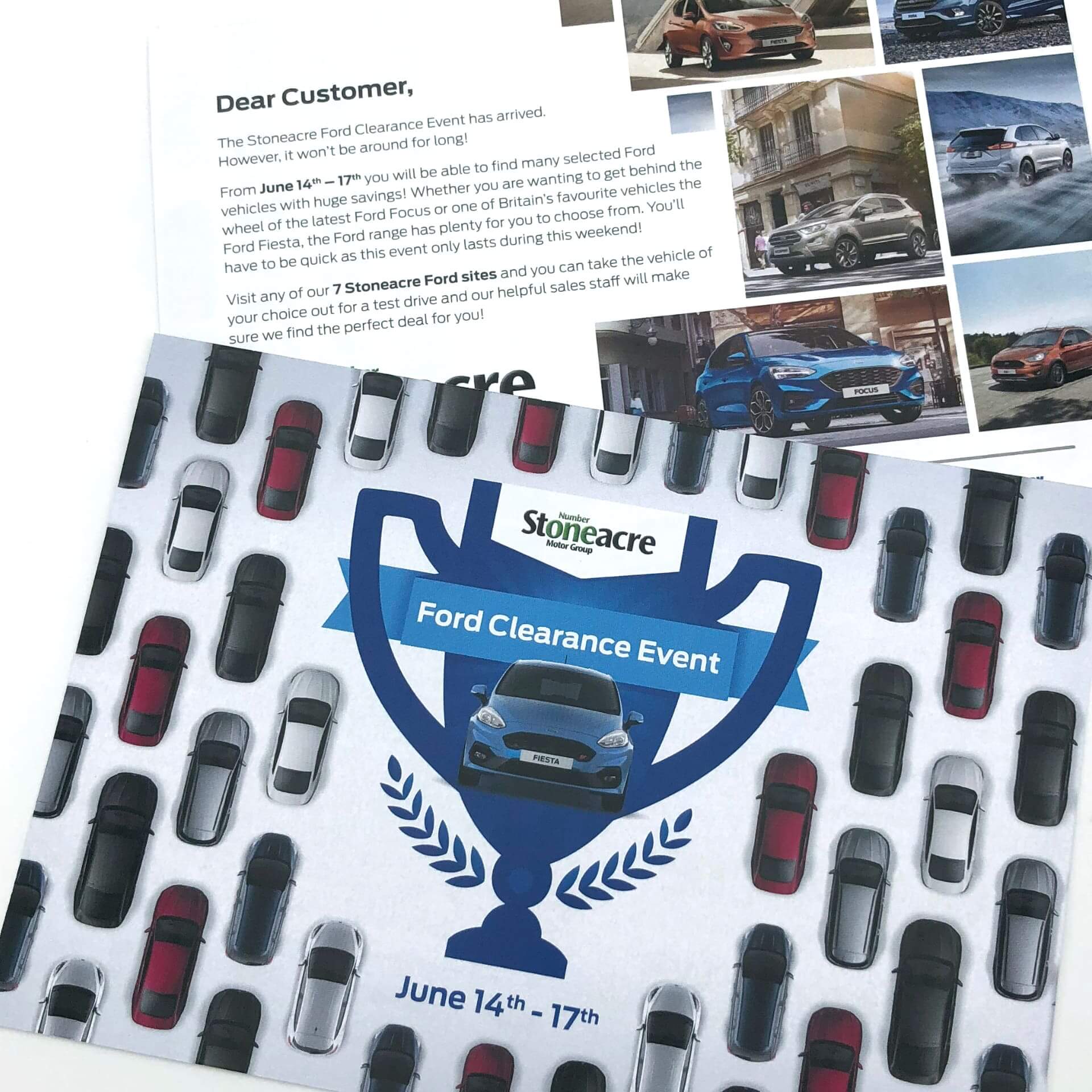 Ford Clearance Event mailer