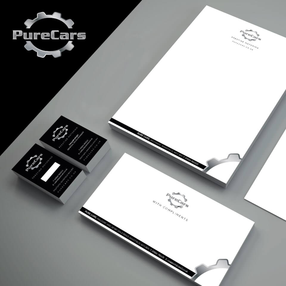Pure Cars branded Stationary