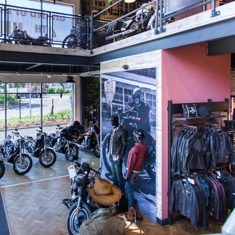 HarleyWorld Chesterfield Showroom