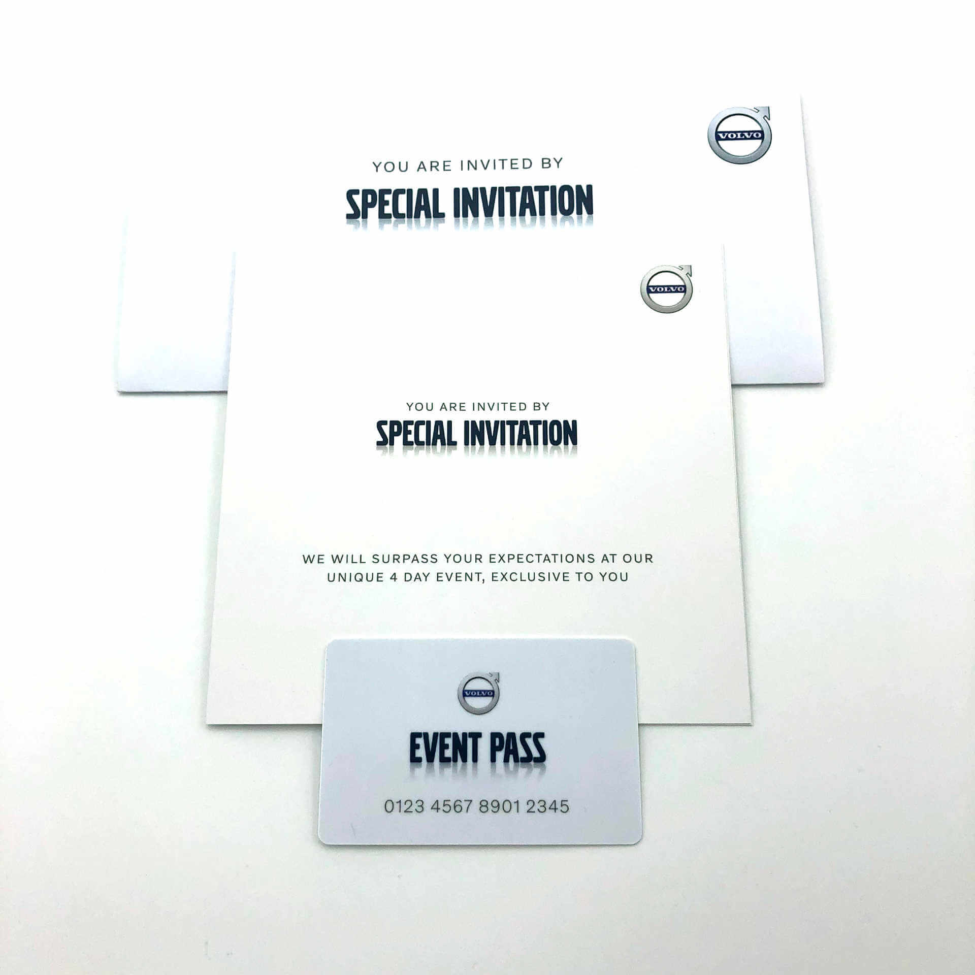 Mill Volvo Special Event Mailer and Guest pass