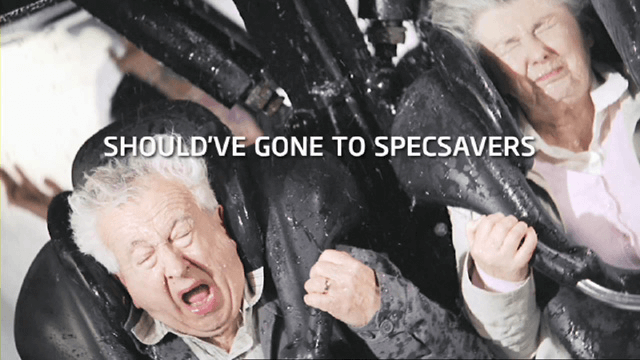 Specsavers Rollercoaster TV Advert Image - PAB Studios